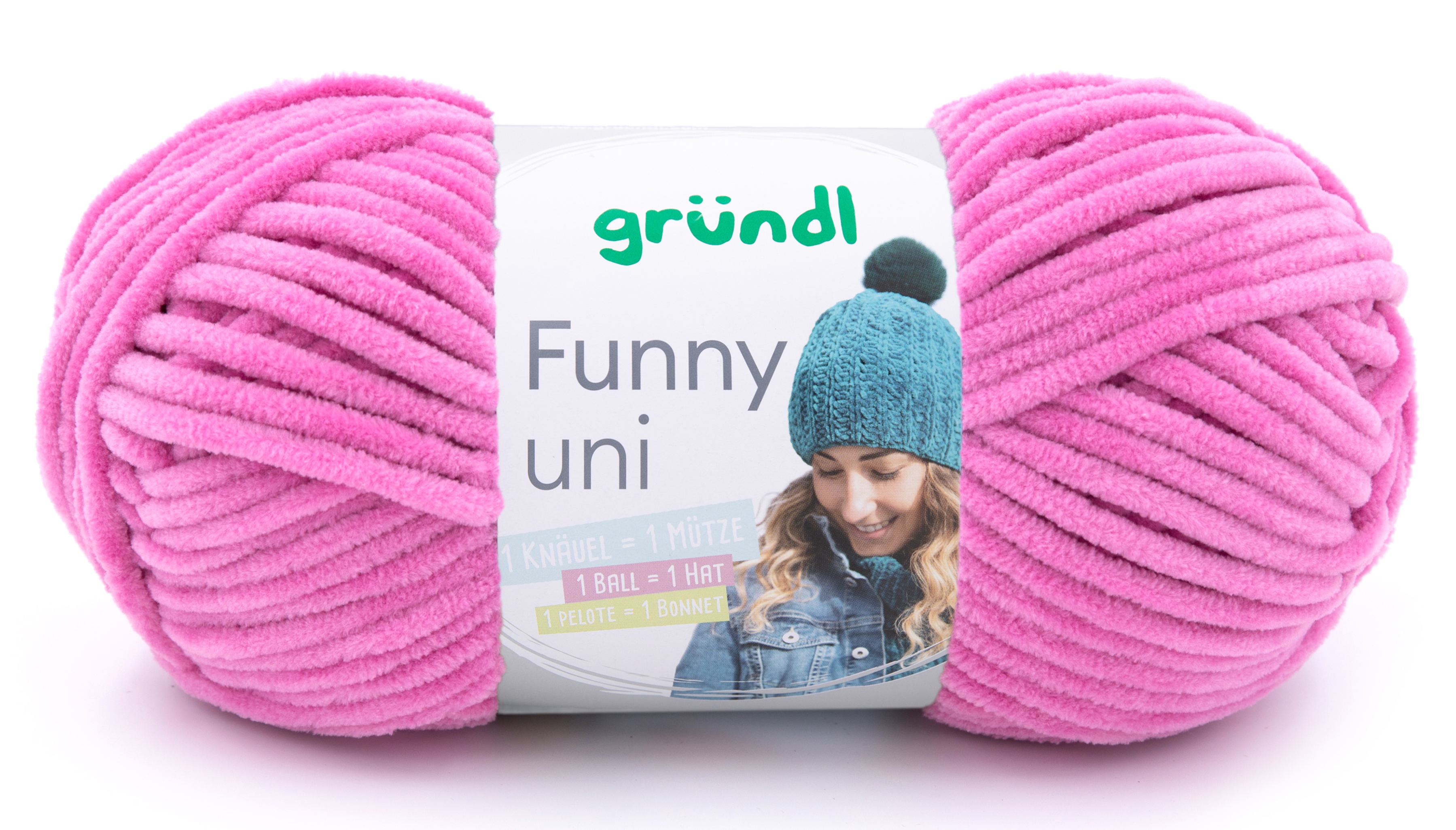 Fil chenille Funny Mini Gründl