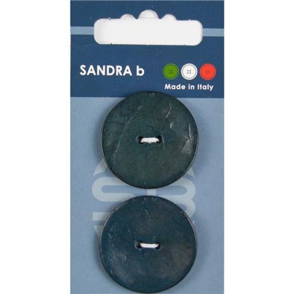 Sandra Modische Knöpfe Card 112 Ø 30mm 2 St. pro Karte schwarz