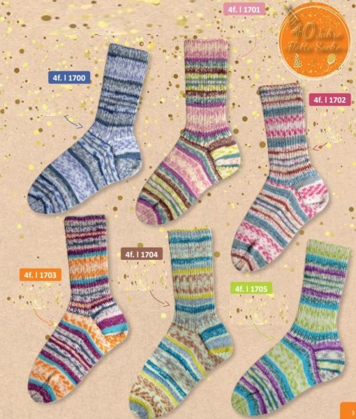 Flotte Socke Happy Birthday, maschinengestrickte Socken