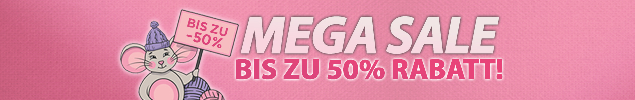 MEGA SALE mit bis zu 50% Rabatt!