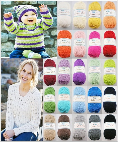 Rellana Cotton Soft, 50g Ganzjahresgarn