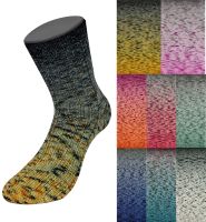 Lana Grossa Meilenweit 50 Merino Hand-Dyed Jam, 2x 50g Sockenwolle im Zopf Lana Grossa Meilenweit 50 Merino Hand-Dyed Jam, 2x 50g Sockenwolle im Zopf