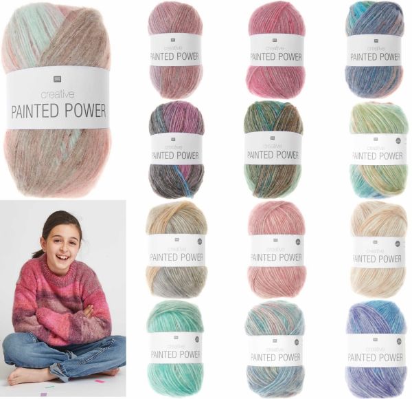 Rico Creative Painted Power, 100g Farbverlaufsgarn