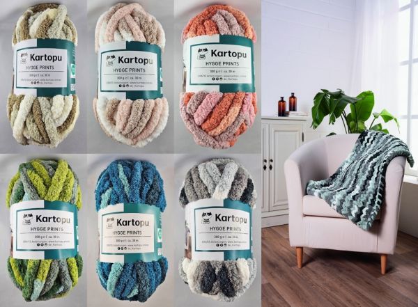 Kartopu Hygge Prints, 300g Chunkygarn
