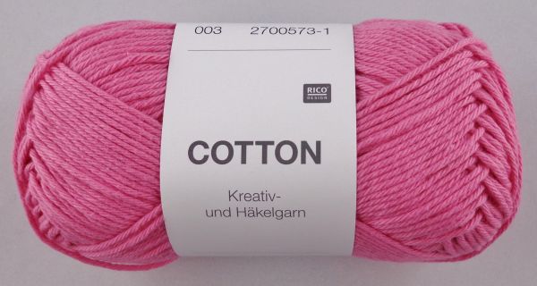 50g Rico Cotton Kreativ- & Häkelgarn