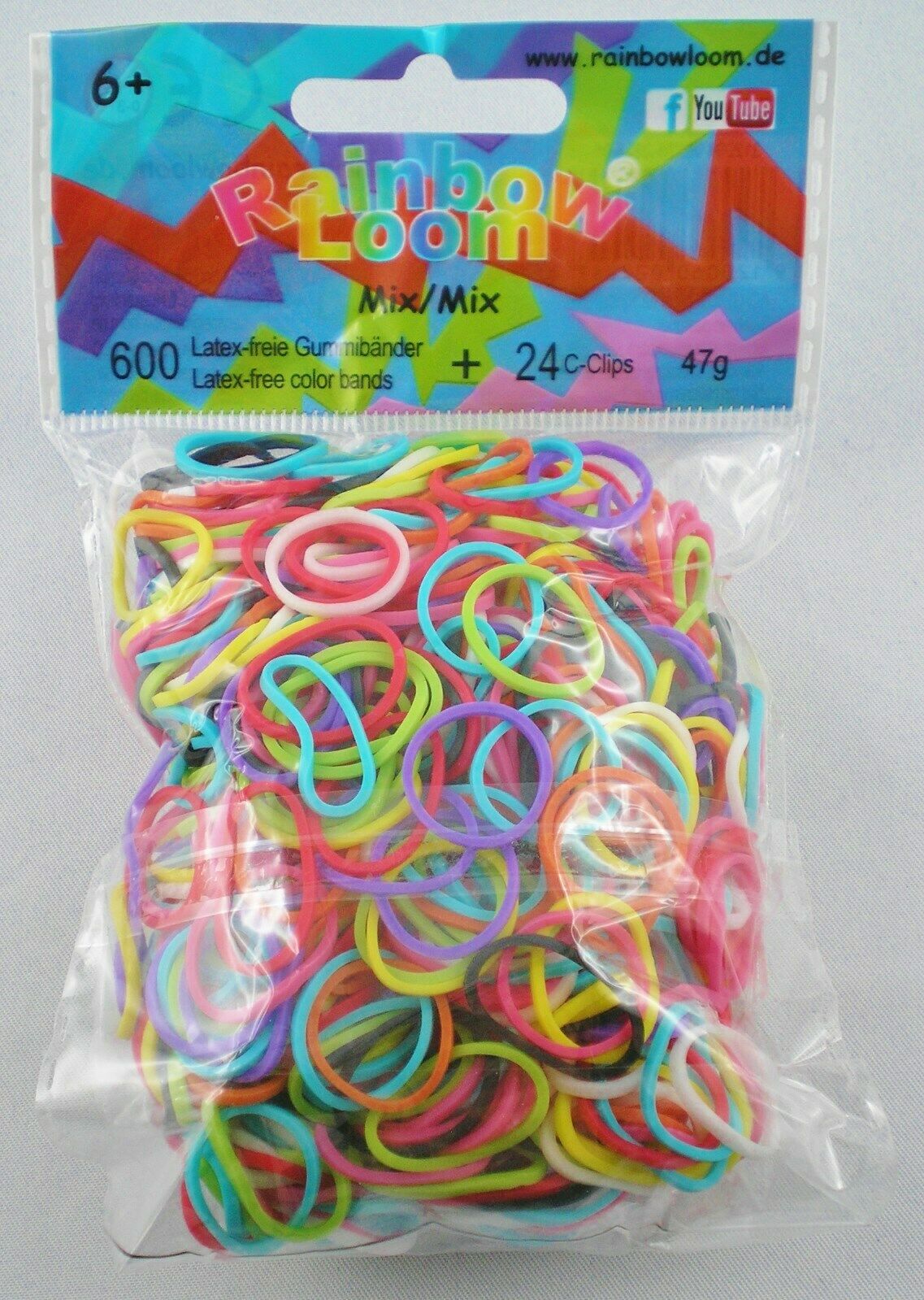 Rainbow Loom® Gummibänder aussuchen aus vielen Farben  Latexfrei  NEU 