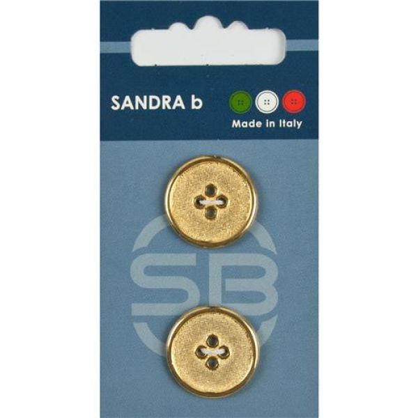 Sandra Metallknöpfe Card 230 Ø 15mm 2 St. pro Karte