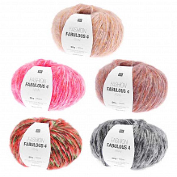 Rico Design Fashion Fabulous 4 Aran, 50g Wintergarn