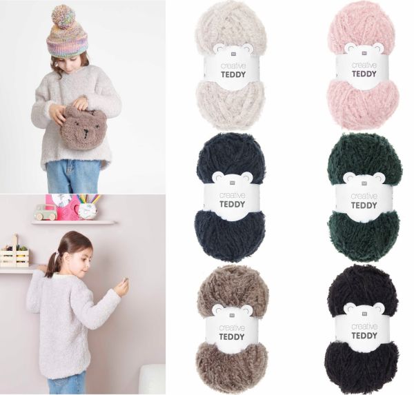 Rico Design Creative Teddy, 100g Effektgarn