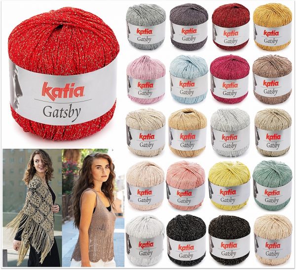 Katia Gatsby, 50g Glitzergarn