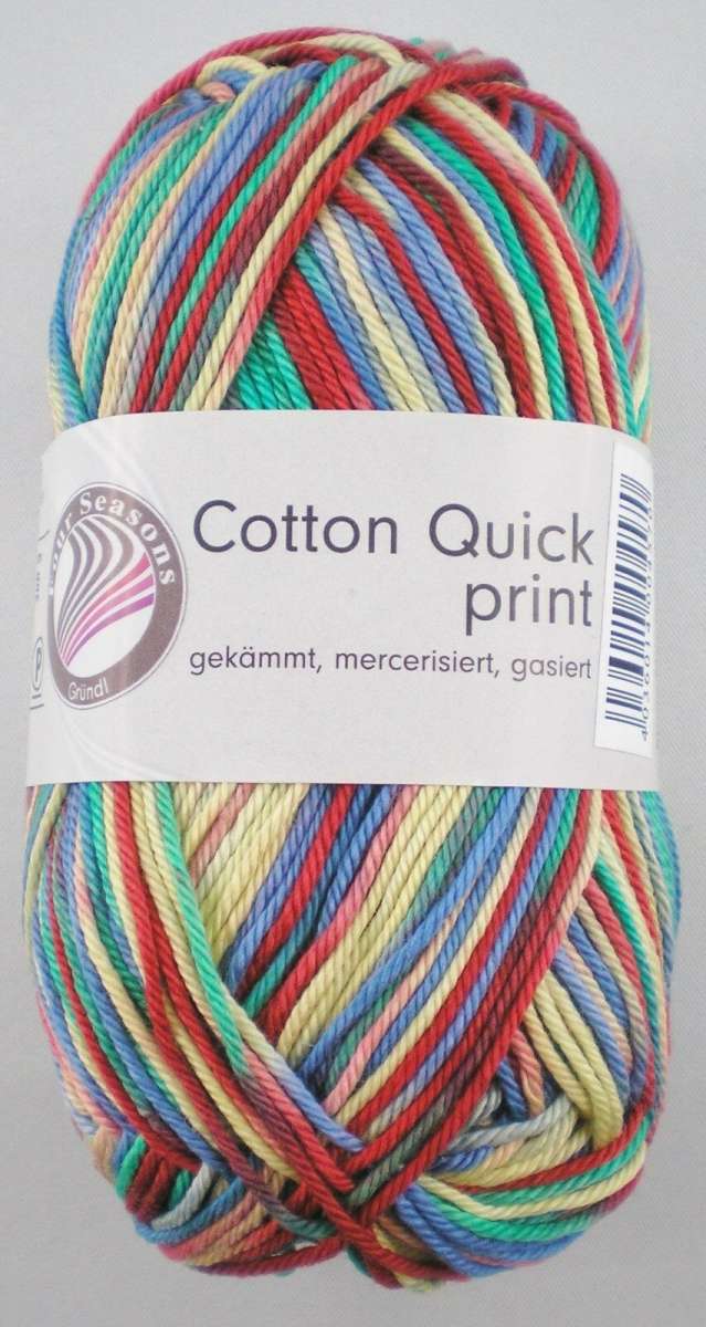 Gründl Cotton Quick Häkelgarn – 2x50 G, 100% Baumwolle, Inkl. Anleitung Für Meerschwein