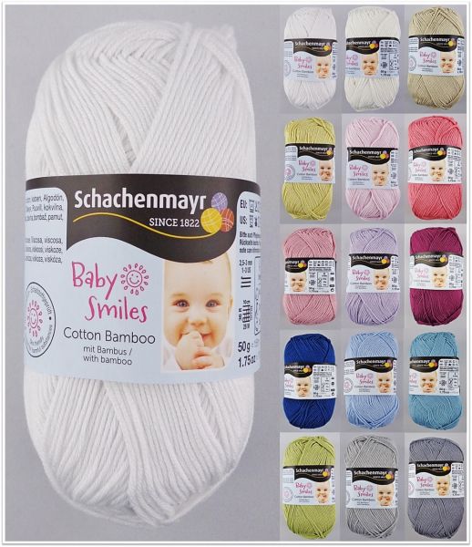 Schachenmayr Baby Smiles Cotton Bamboo, 50g Babywolle
