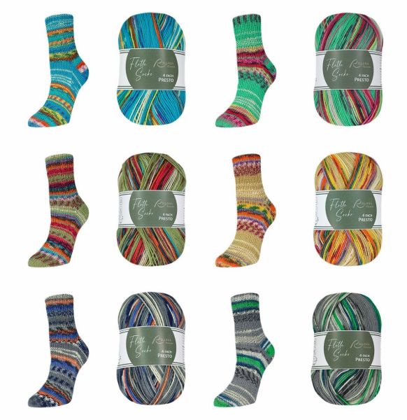 Flotte Socke Presto, 100g Sockenwolle 4-fach