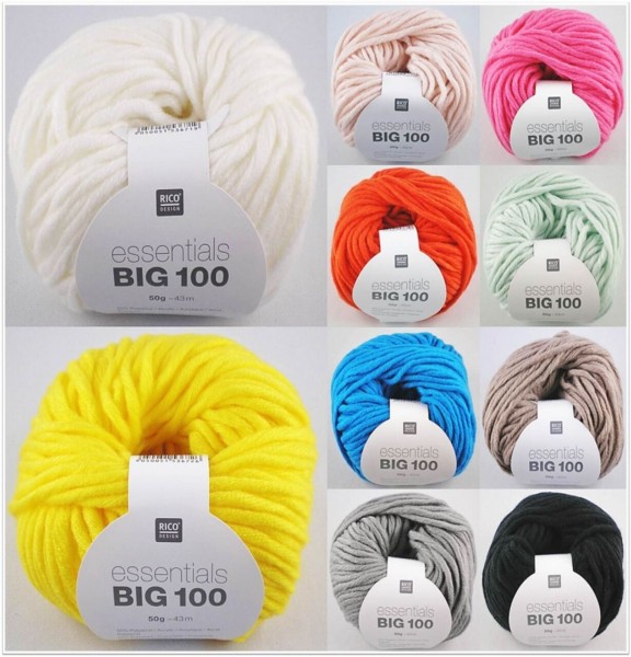 Rico Design Essentials Big 100, 50g-Knäuel