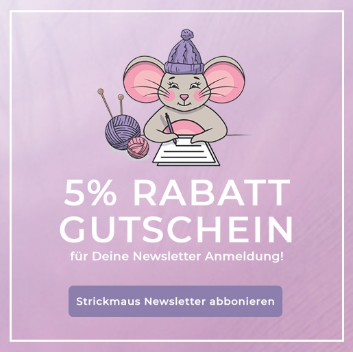 Strickmaus Newsletter Gutschein