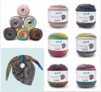 Gründl Colourful, 200g Bobbelwolle mit Farbverlauf  Gründl Colourful, 200g Bobbelwolle mit Farbverlauf