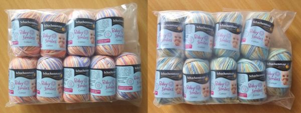 9x 25g Schachenmayr Baby Smiles Cotton (Sonderangebot)