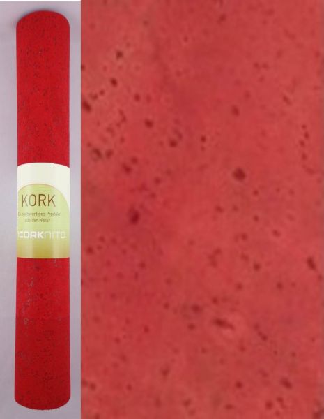 Incorknito - Korkleder-Zuschnitt 70 x 30cm IC 7030101 red