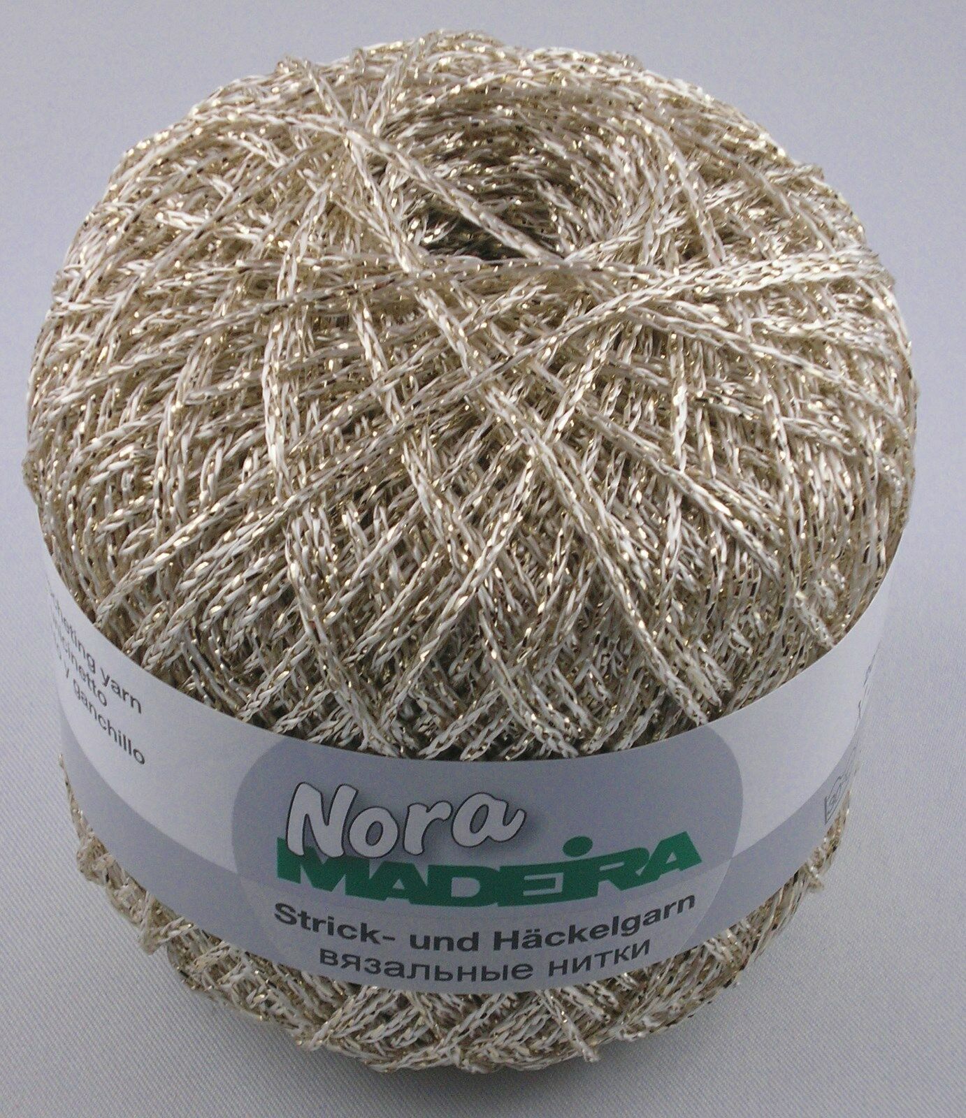 Madeira Nora, 25g Häkelgarn mit Glitzereffekt, Häkelgarn, Wolle & Garne