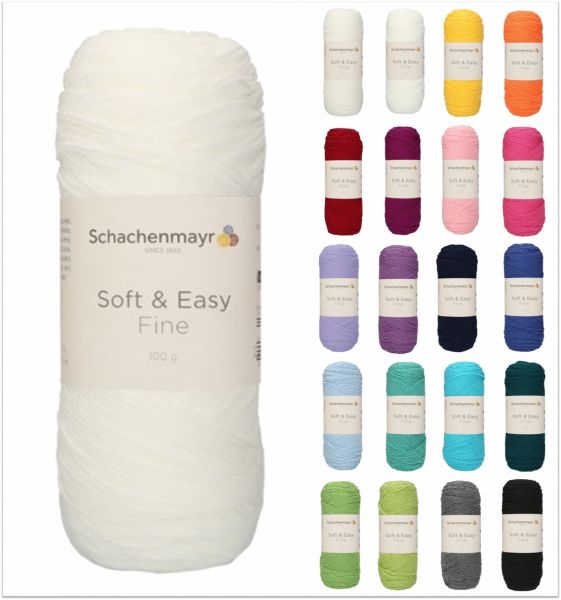 Schachenmayr Soft & Easy Fine, 100g-Ganzjahresgarn