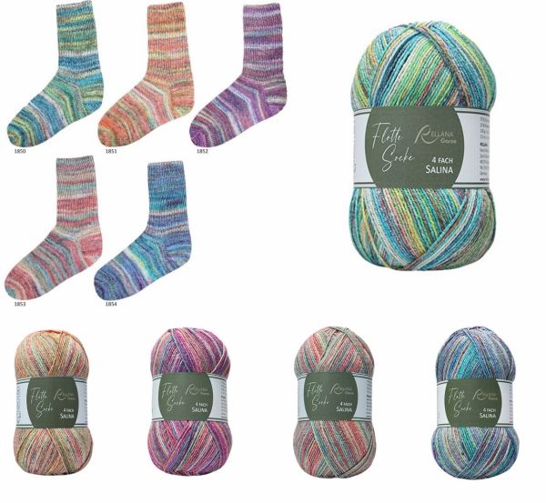 100g Flotte Socke Salina, 100g Sockenwolle 4-fach