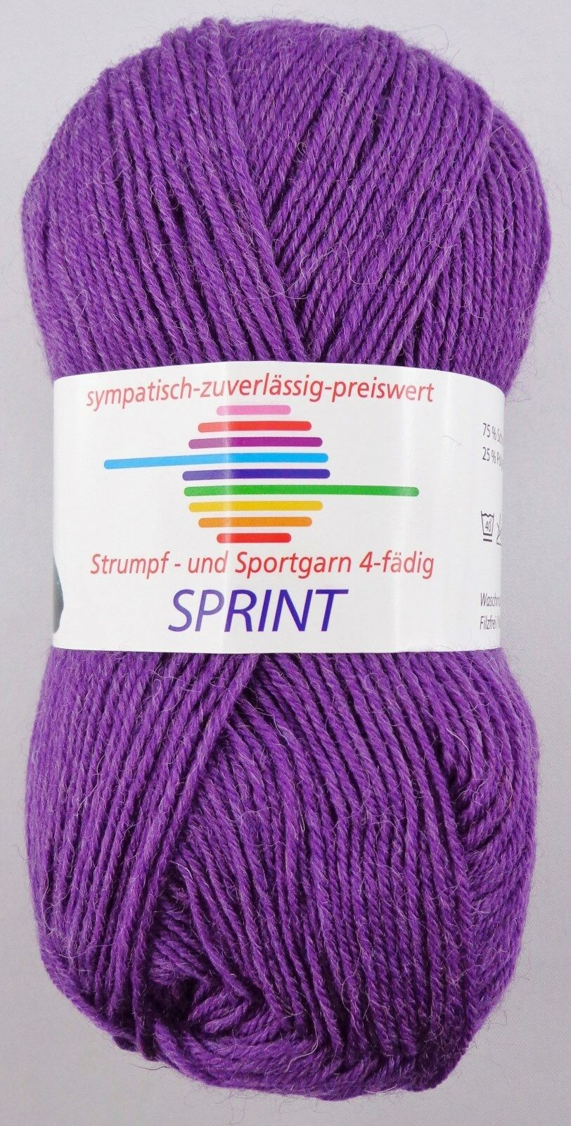 50g G-B Sprint Sockenwolle Strumpfgarn 4-fach zum Socken Stricken GP 45,80€/1kg - Bild 12 von 35