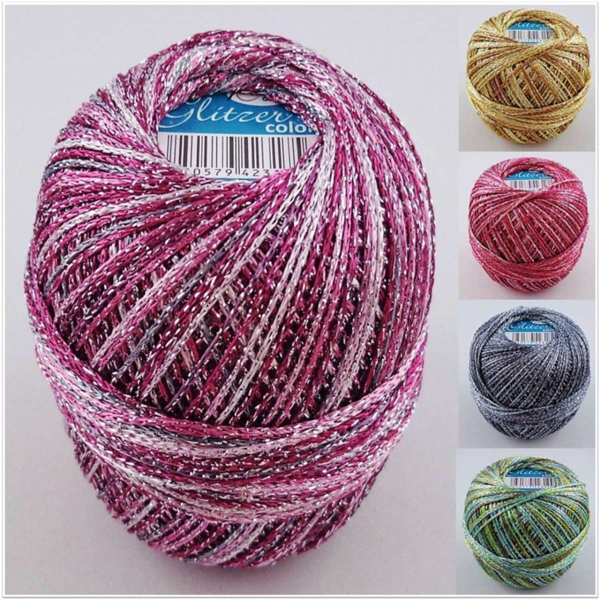 500 G Glitzer-Garn Mit Pailletten – Perfekt Zum Häkeln & Stricken, Ideal Für Anfänger