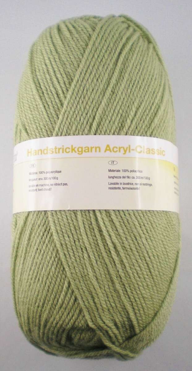 Bodhi2000 Grobes Acrylgarn – 100 G, Khaki, Weich, Zum Stricken & Häkeln