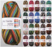 Gründl Hot Socks Color, 50g Sockenwolle 4-fach  Gründl Hot Socks Color, 50g Sockenwolle 4-fach