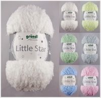 Gründl Little Star, 100g Kuschelwolle mit dezentem Glitzer