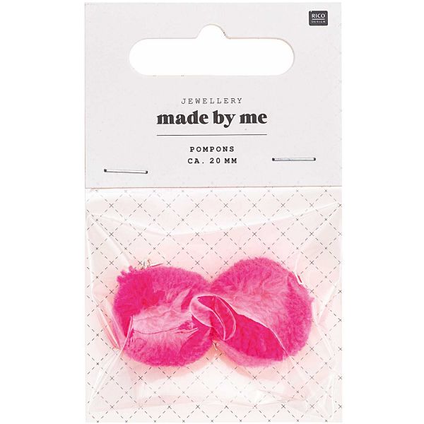 Rico Design Pompons Neon Pink (No. 7094.69.09)