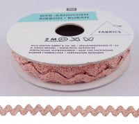 Rico Web-Bändchen Kupfer Glitzer 28 Rico Web-Bändchen Kupfer Glitzer 28