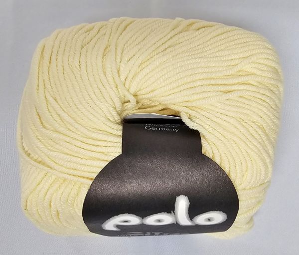 Zitron Polo, 50g Baumwoll-Polyacryl-Garn Fb. 03 vanille
