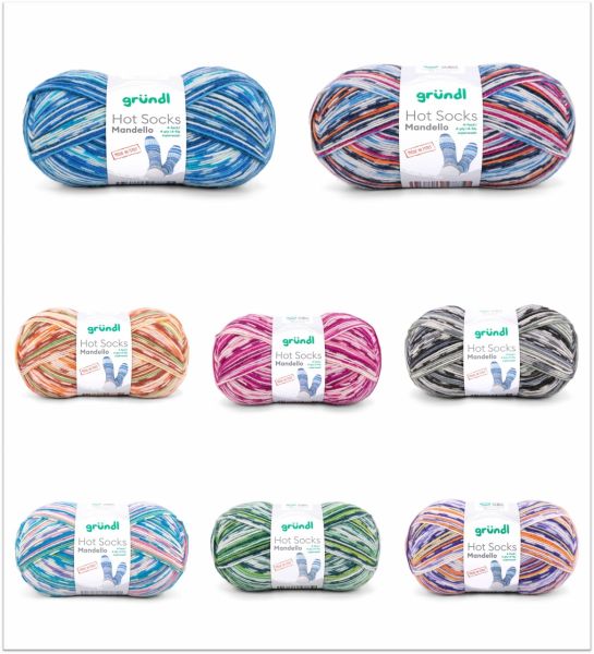 Gründl Hot Socks Mandello, 100g Sockenwolle 4-fach