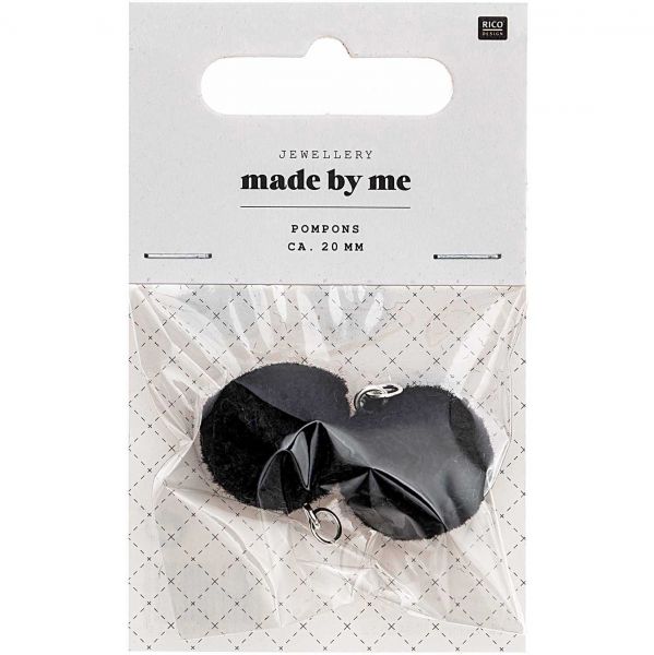 Rico Design Pompons Schwarz (No. 7094.69.22)