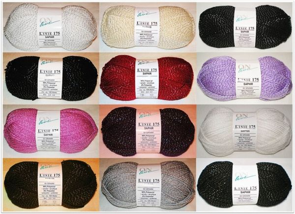 ONline Saphir, 50g Glitzergarn