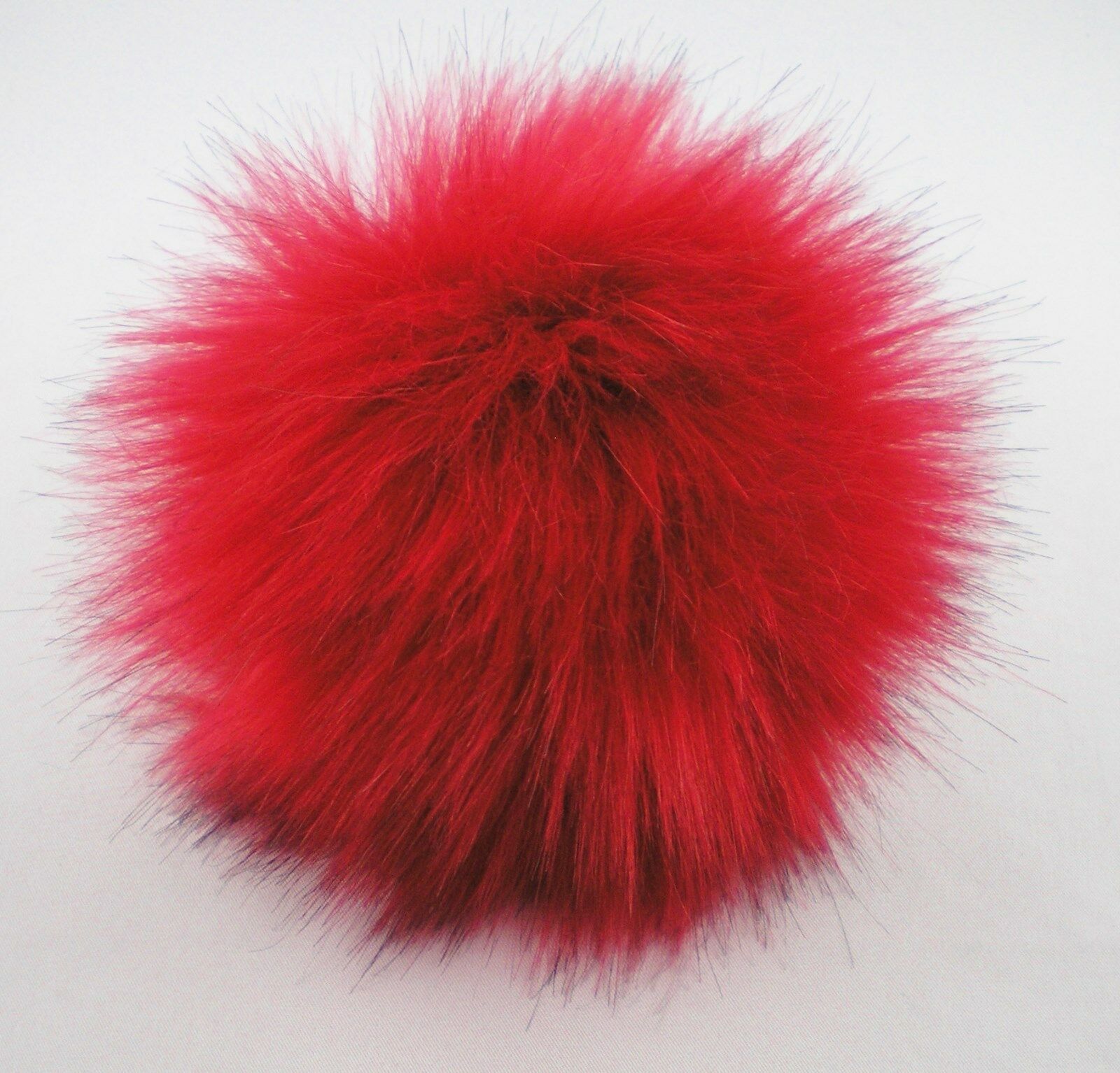 10 Stück Kunstfell Bommeln 6cm - Plüsch Pompons Für DIY Handwerk