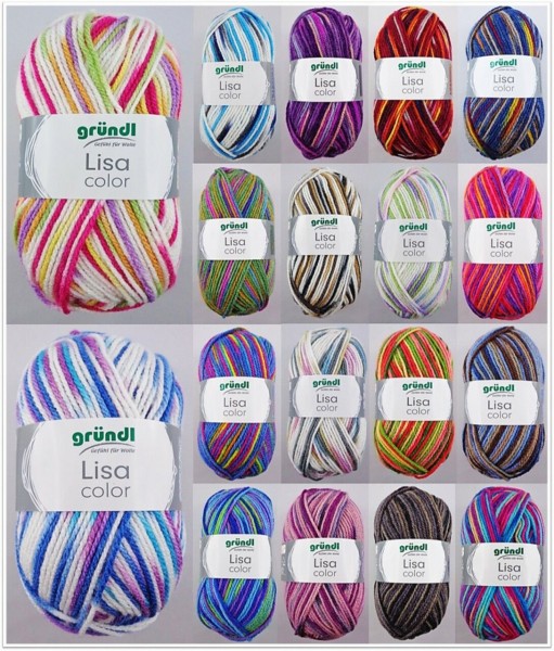 Gründl Lisa Premium Color, 50g Basicgarn