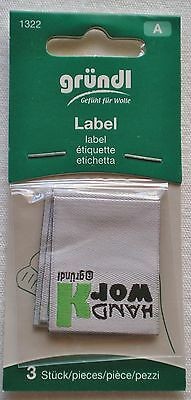 Gründl Label zum Aufnähen / Annähen als Accessoire