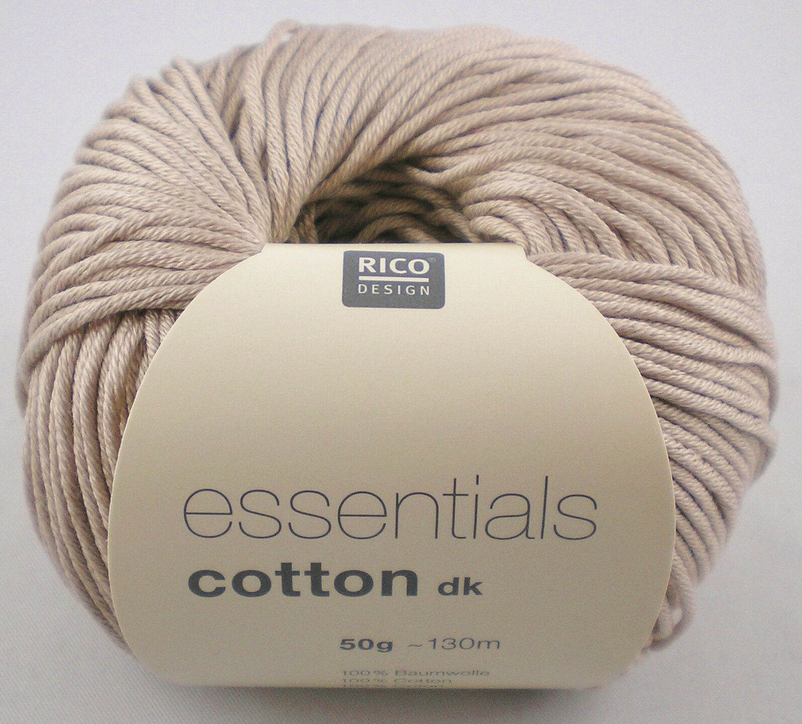 NEUE FARBE 2018 !! 50g Rico Design Essentials Cotton Glitz dk mit eingearbeitetem Glitzerfaden Farbe 12 mint