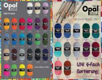 100g Opal uni 4-fach, 100g Sockenwolle 100g Opal uni 4-fach, 100g Sockenwolle