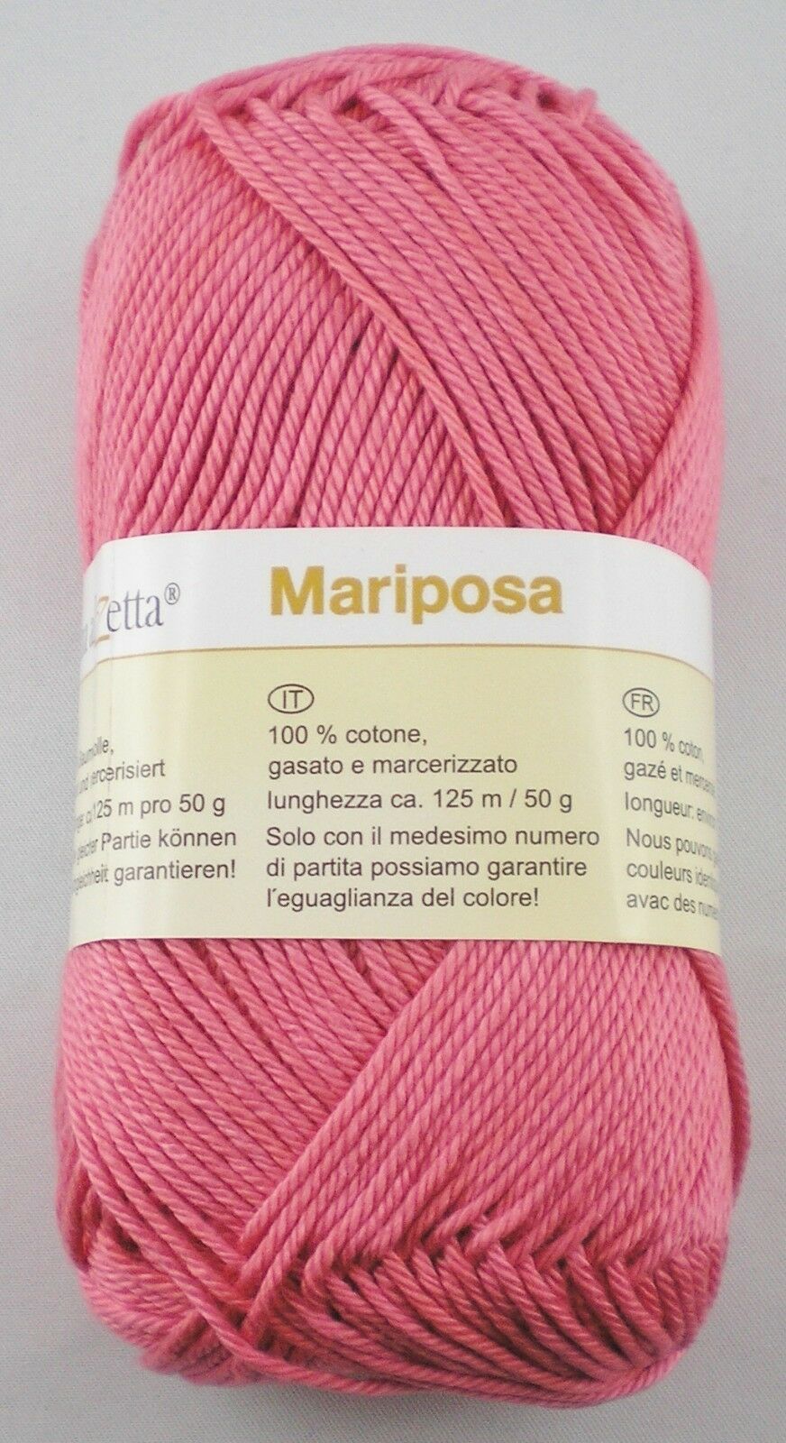 Mariposa, 50g Basicgarn Baumwolle | Basic- / Standardgarn | Wolle & Garne | Strickmaus Jasmine