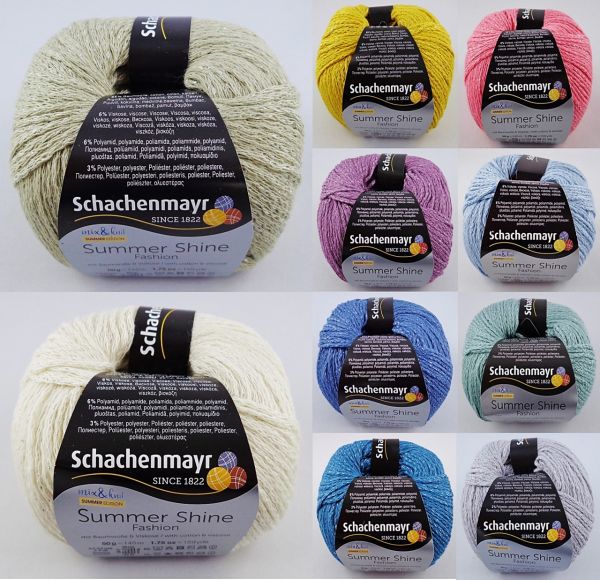 Schachenmayr Summer Shine Fashion, 50g Sommergarn mit Glitzereffekt