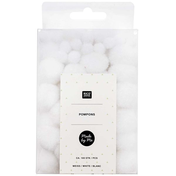 Rico Pompons Weiss (No. 08758.00.53)