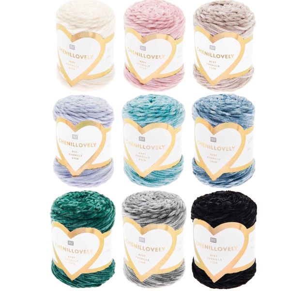Rico Creative Chenillovely dk, 50g Chenillegarn