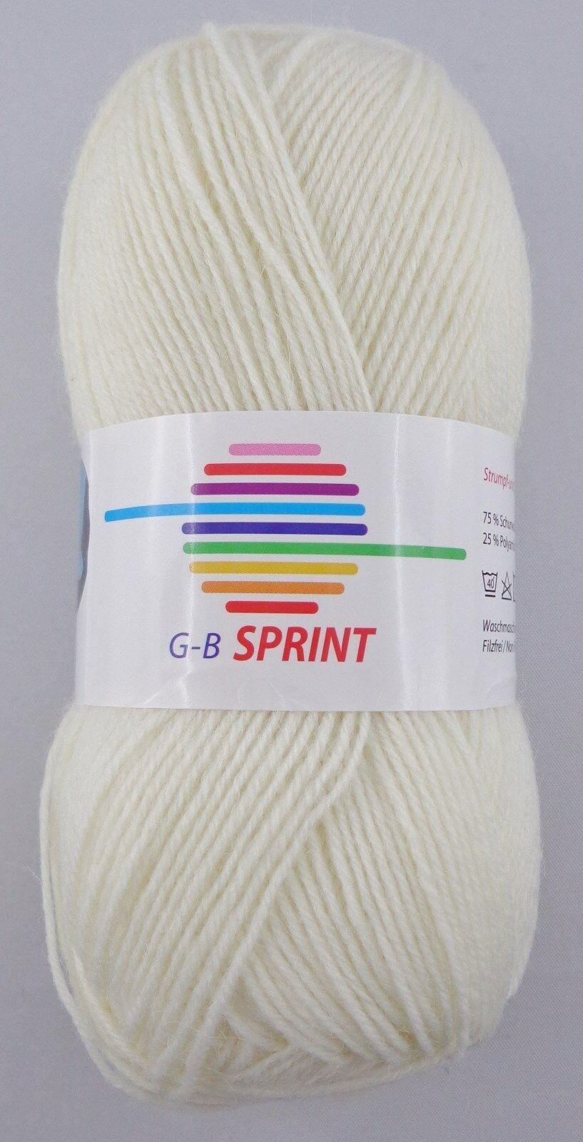 50g G-B Sprint Sockenwolle Strumpfgarn 4-fach zum Socken Stricken GP 45,80€/1kg - Bild 2 von 35