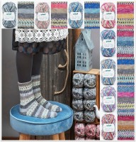 Gründl Hot Socks Torbole, 100g Sockenwolle 4-fach Gründl Hot Socks Torbole, 100g Sockenwolle 4-fach