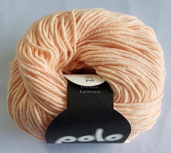 Zitron Polo, 50g Baumwoll-Polyacryl-Garn Fb. 04 lachs hell