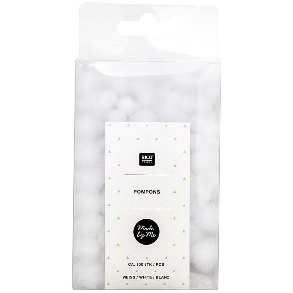 Rico Design Pompons Weiss (No.08758.00.51 )