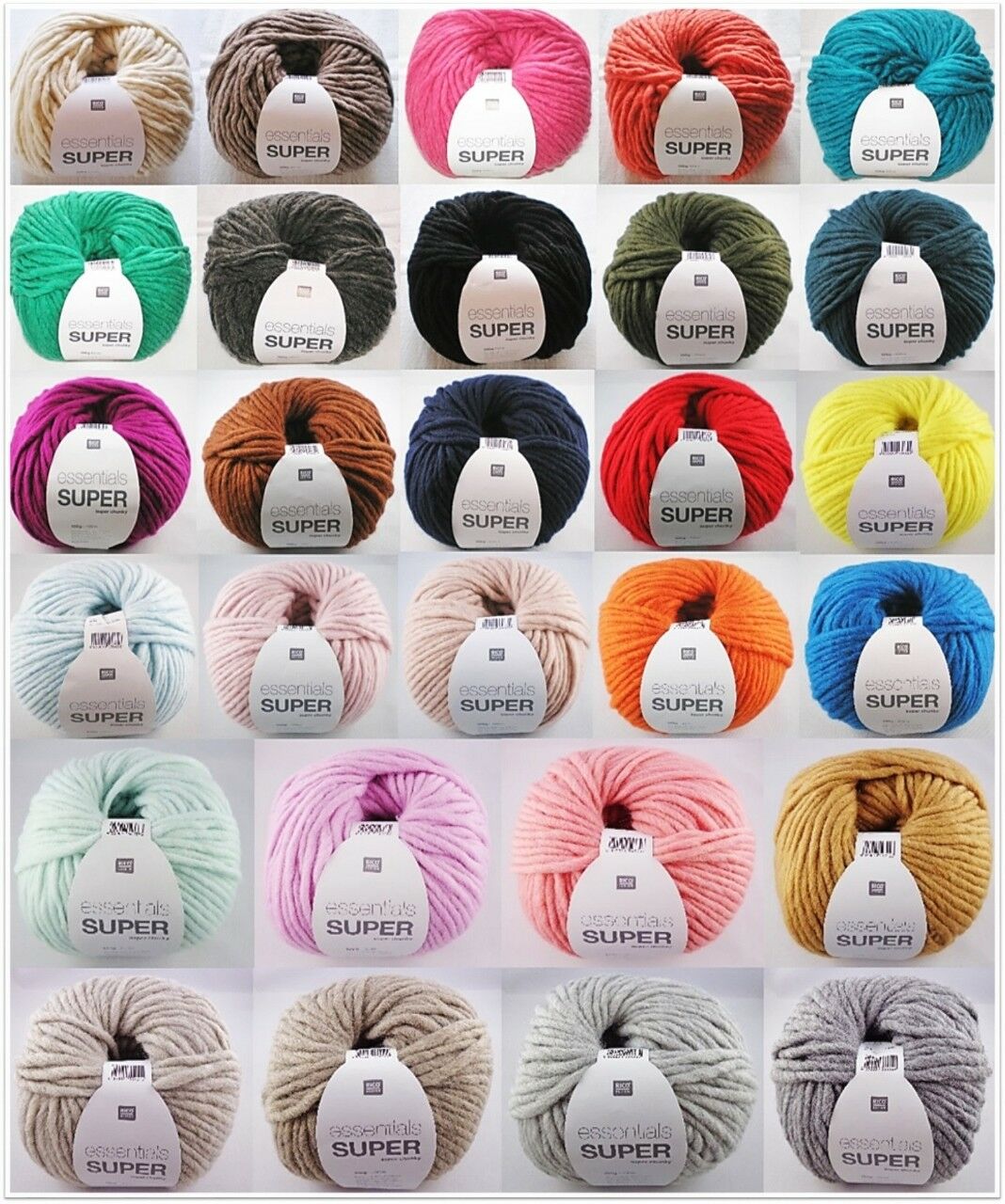 Rico Design Essentials Super Super Chunky 100g Kn uel